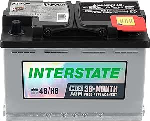 Amazon Interstate Batteries Group H Agm Car Battery Replacement