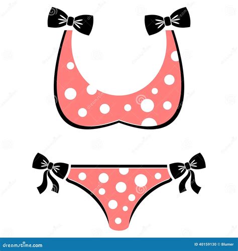 Icono del bikini ilustración del vector Ilustración de vacaciones 40159130