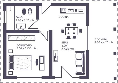 Plano De Casa B Sico Con Medidas De M Y Dormitorios