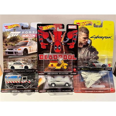 現貨Hotwheels 風火輪 HOT WHEELS 經典電影系列 死侍紅偉士牌 黃偉士牌 蝦皮購物