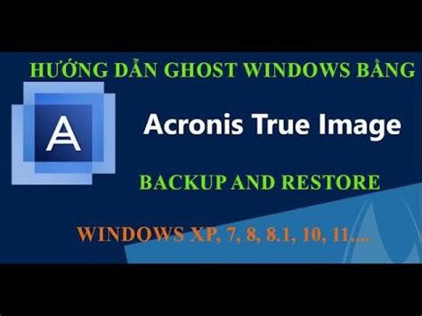 Backup H I U H Nh Windows B Ng Acronis True Image Backup Windows