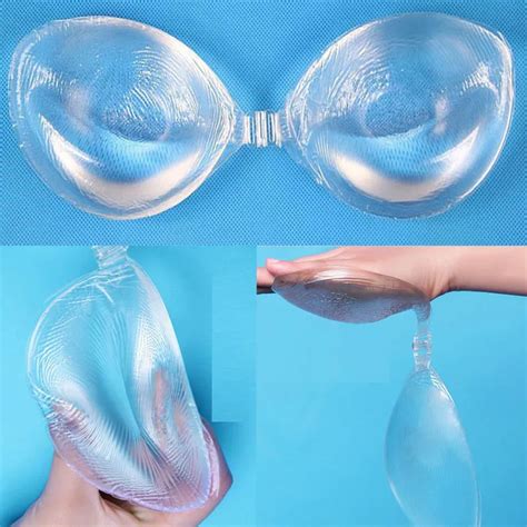 Aliexpress Buy Hot Transparent Strapless Silicone Push Up Bras Invisible Backless