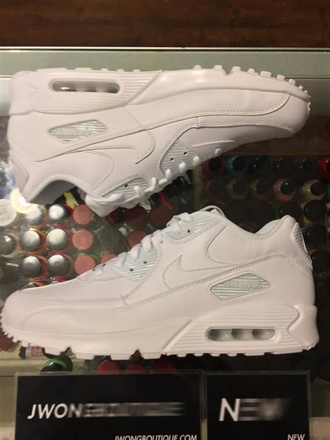 2017 Nike Air Max 90 Leather White | Jwong Boutique