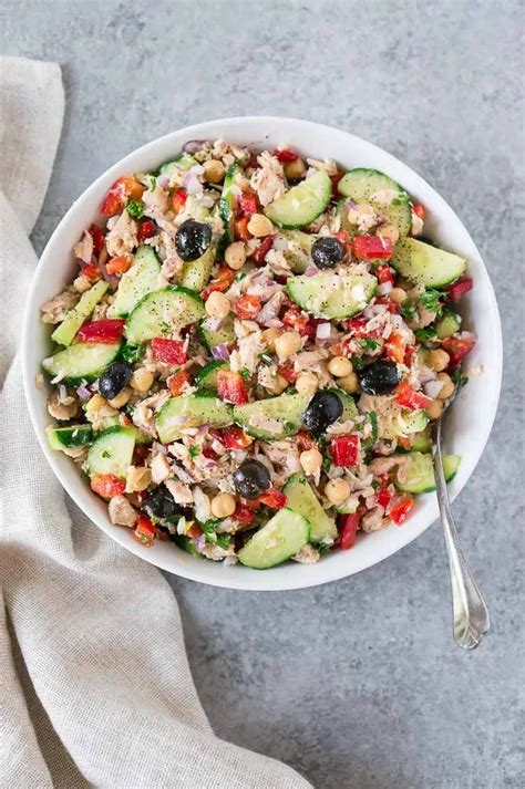 Mediterranean Tuna Salad Delicious Meets Healthy