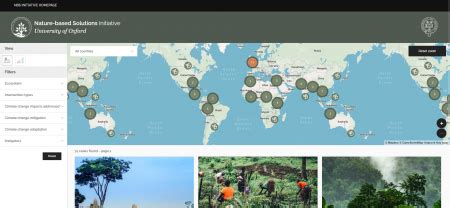 Nature Based Solutions Initiative New Global Map Of Best Practice