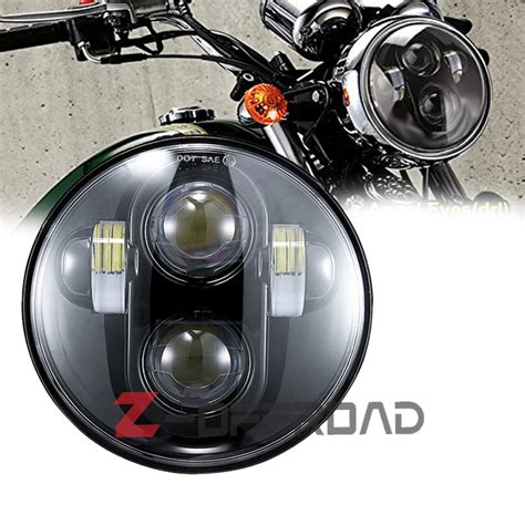 5 3 4 LED Headlamp Driving Light 5 75 LED Headlight High Low Beam For