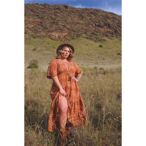 DRESS HS380P089 MARA MAXI ABBEY ROAD Naked Gypsy