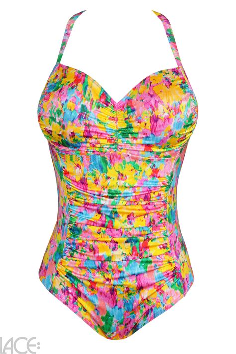 Primadonna Swim Ubud Badpak Met Shaping Effect F I Cup Sun Glow Lace Lingerie Nl