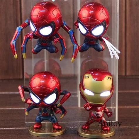 Jual Cosbaby Hot Toys Iron Man Spiderman Iron Spider Ironman Action Figure Shopee Indonesia