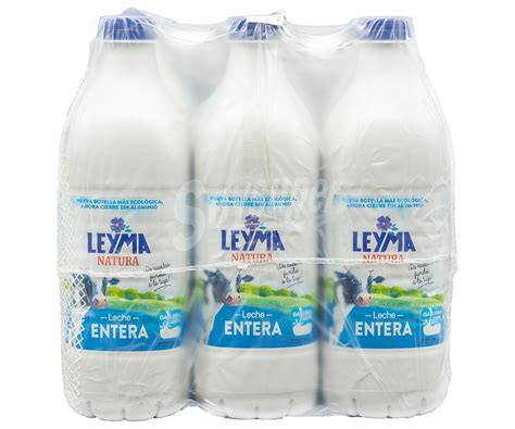 Leyma Natura Leche De Vaca Entera De Origen 100 Gallega 6 X 1 5 L