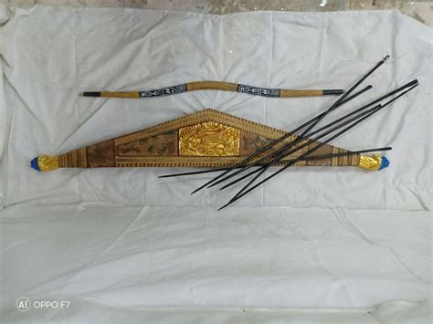 Ancient Egyptian Quiver, Bow and Arrow. Tutankhamun's Bow made in Egypt - Etsy Canada | Ancient ...