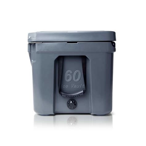 60 Quart Ice Vault Roto Molded Cooler Blue Coolers