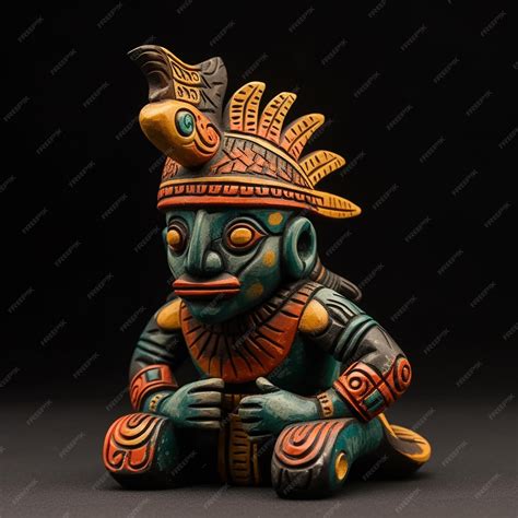 Premium AI Image | Tlaloc aztec rain god
