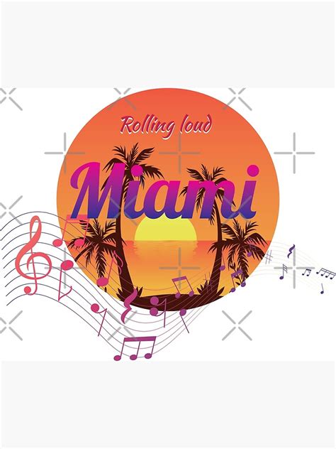 Rolling Loud Miami Poster For Sale By Smkworld Redbubble