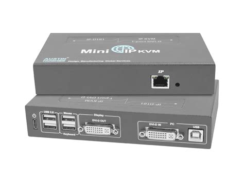 IP-D101 - 1-Port DVI-D Mini IP KVM