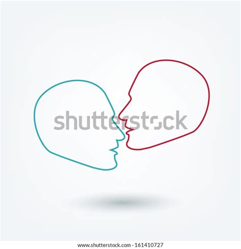 Human Profile Icon Stock Vector Royalty Free 161410727 Shutterstock