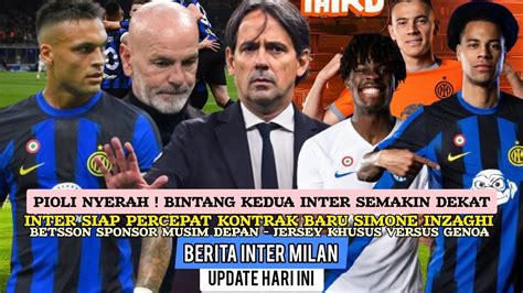 Inter Paling Produktif Di Eropa Percepat Inzaghi Jersey Khusus