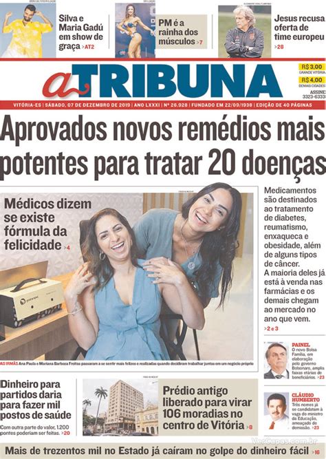 Capa A Tribuna S Bado De Dezembro De