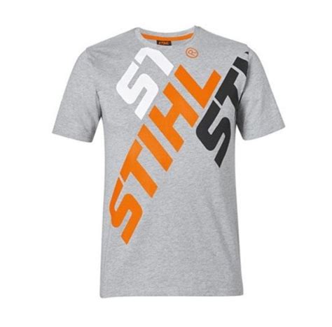 Футболка STIHL, размер 48, цвет серый, 90% хлопок, 10% вискоза - купить ...