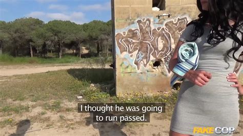 MILF Sophie Garcia Gives A Good Blowjob For A Fake Cop