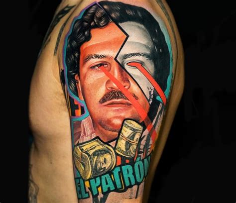 Pablo Escobar Tattoo By Dave Paulo Photo 26606