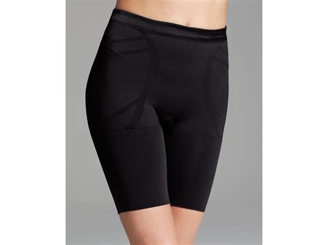 Spanx Shapewear Slimmer And Shine Mid Thigh 2324 In Black Lyst