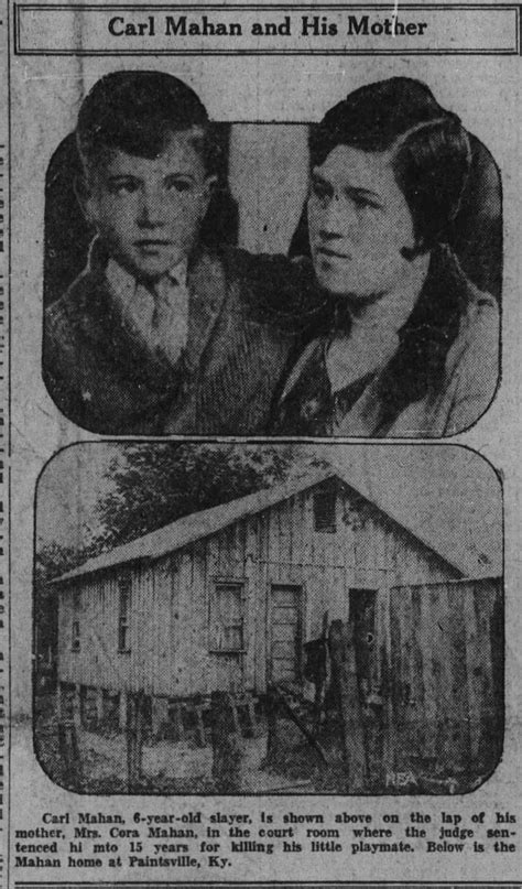 The Youngest Convict Johnson County Ky Kentucky Cop Stories