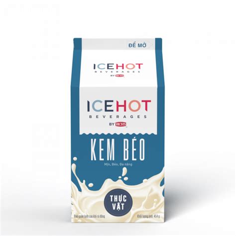 Kem béo thực vật Rich lùn Ice Hot 454g