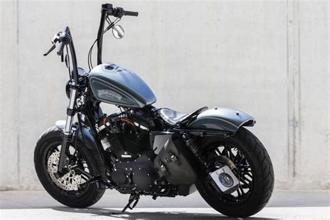 😎 Harley-Davidson Sportster Bobber “Ape Hanger” by Bündnerbike ...