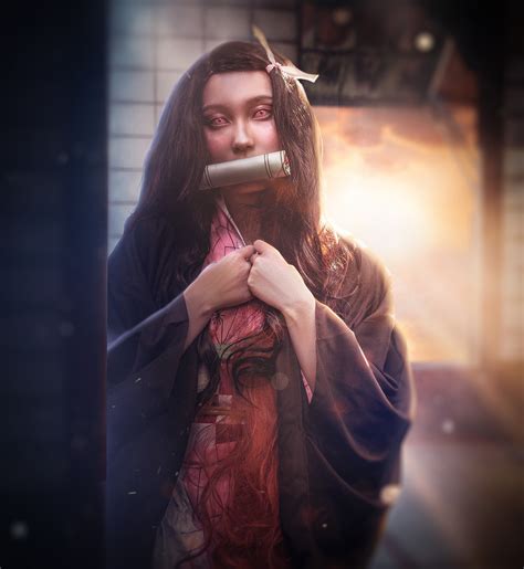 Emmanuel Nguyen - Live Action Demon Slayer- Nezuko Photoshop Design