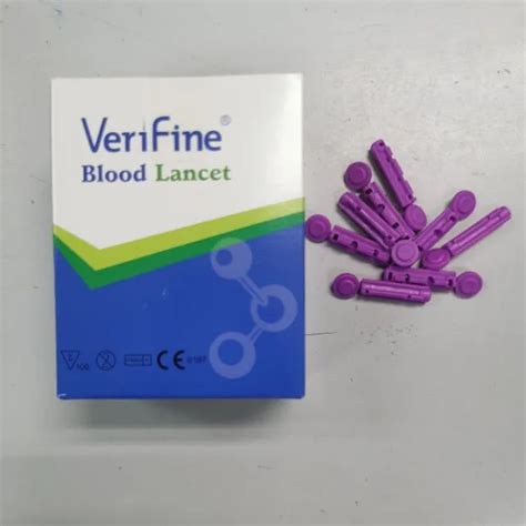 Verifine Blood Lancet 100 Pcs Lazada