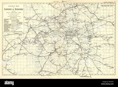 London Underground Map Tube Railways Immagini E Fotografie Stock Ad