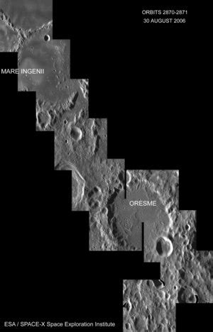 Esa Near The Moon S South Pole Is The South Pole Aitken Basin The