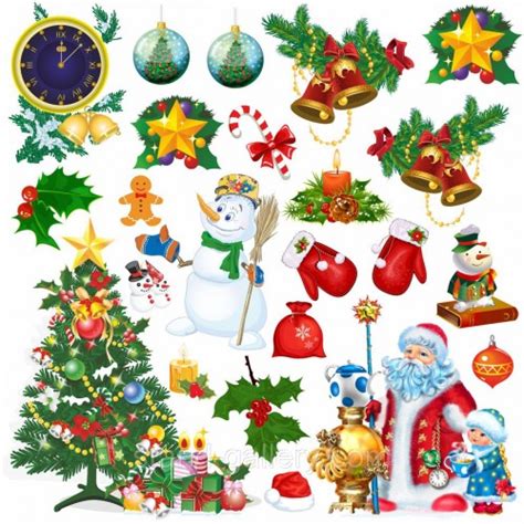 заказать и купить набор декоративных наклеек: новогодние интерьерные ...