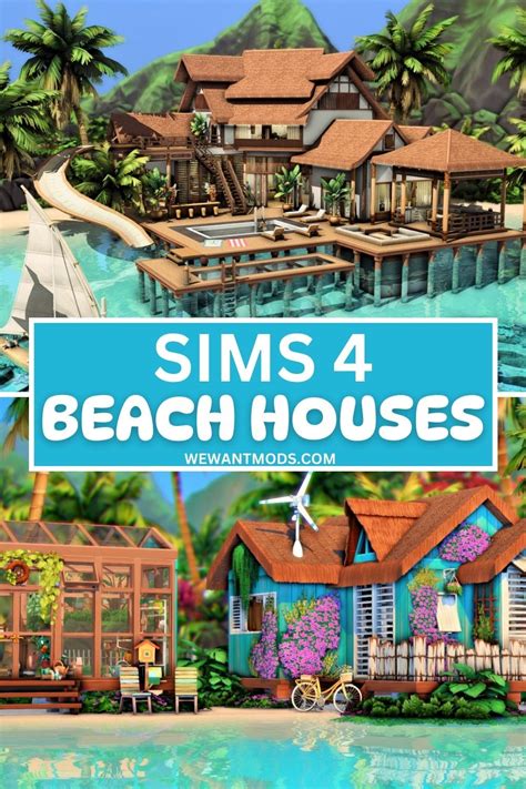 🏖️25 Sims 4 Beach Houses A Tropical Paradise Wewantmods On Tumblr