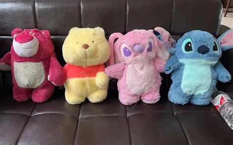 LILO STITCH HOT Water Bottle Plush Teddy Bear Lotso Toy Story Disney Winnie Pooh