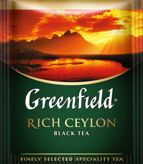 Чай Гринфилд черный цейлонский Rich Ceylon 50 пакетиков ХоРеКа (ID ...