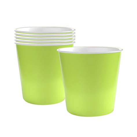 Pack de 50 Vasos para café desechables biodegradables de colores 75ml