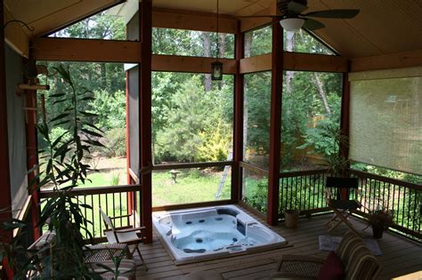 Create Your Own Oasis Enclosed Patio With Hot Tub For Ultimate Relaxation