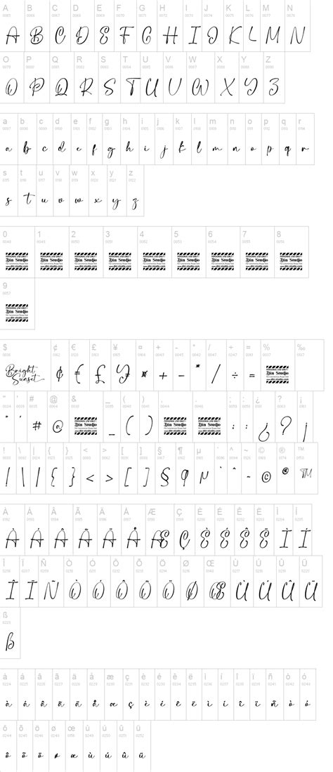 Bright Sunset Font