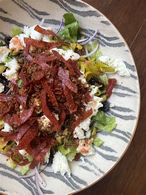 Pizza Salad Recipe Natalie Mason Lifestyle Blog