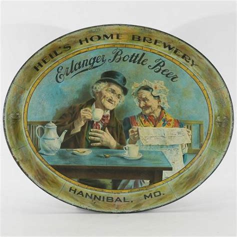 Heils Home Brewery Erlanger Bottle Beer Tray Hannibal MO RARE (#0520 ...