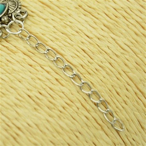 Купить Сексуальный богемный модный женский серебряный бирюзовый браслет ...