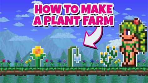 How To Make A Plant Farm In Terraria Youtube