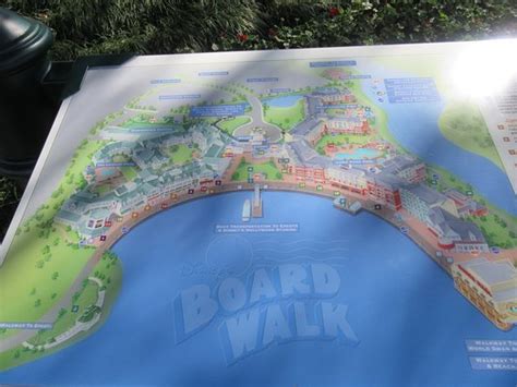 Disney Boardwalk Map