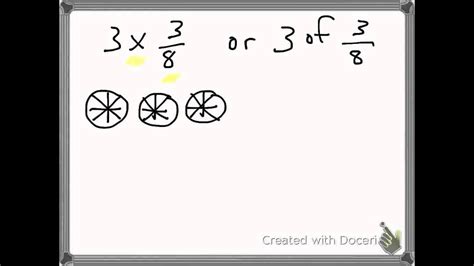 Investigating Multiplying Whole Numbers And Fractions Lesson 7 2 Youtube