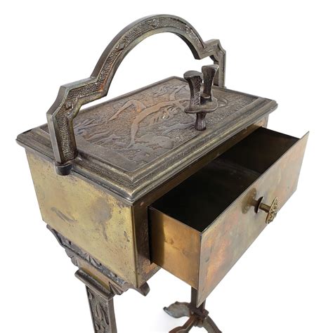 Art Deco Smokers Stand With Figural Nude Female For Sale At StDibs