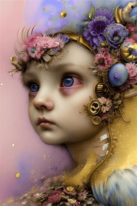 Hyper Detailed Robot Face · Creative Fabrica