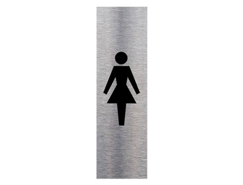 Hyperburo Plaque De Porte Toilettes Femme Signaletique Biz