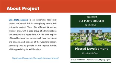 Ppt Dlf Plots Siruseri Chennai Residential Plots With Smart